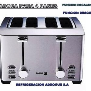 TOSTADORA MOULINEX 4 PANES GABINETE FULL INOX COD TL543E50