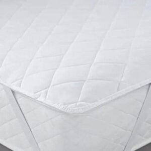 PROTECTOR DE COLCHON SUPERIOR EN TELA BAGUN CON ELASTICOS EN LAS 4 PUNTAS