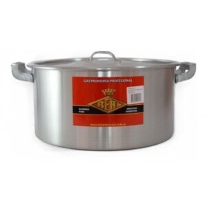 OLLA DE ALUMINO C/TAPA MOD. HOTEL N° 50 X 100,0 LTS