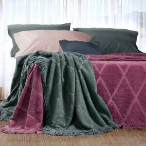 CUBRE CAMA SUPER CANELON : GRIS OSCURO GRIS PERLA VISON OSCURO VISON CLARO AERO SALMON CLARO MAIZ – BLANCO – AERO